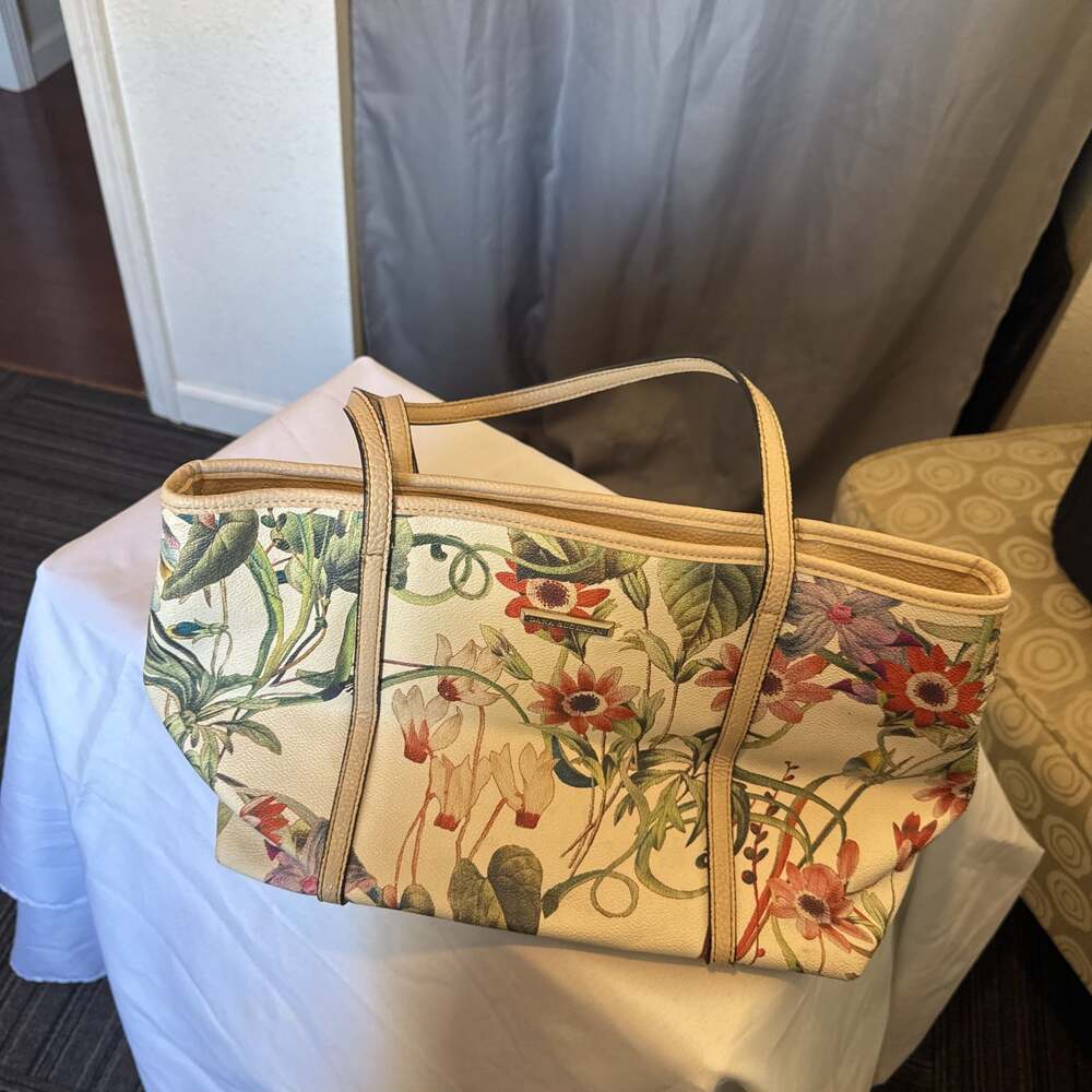 Dana Buchman Floral Shoulder Bag